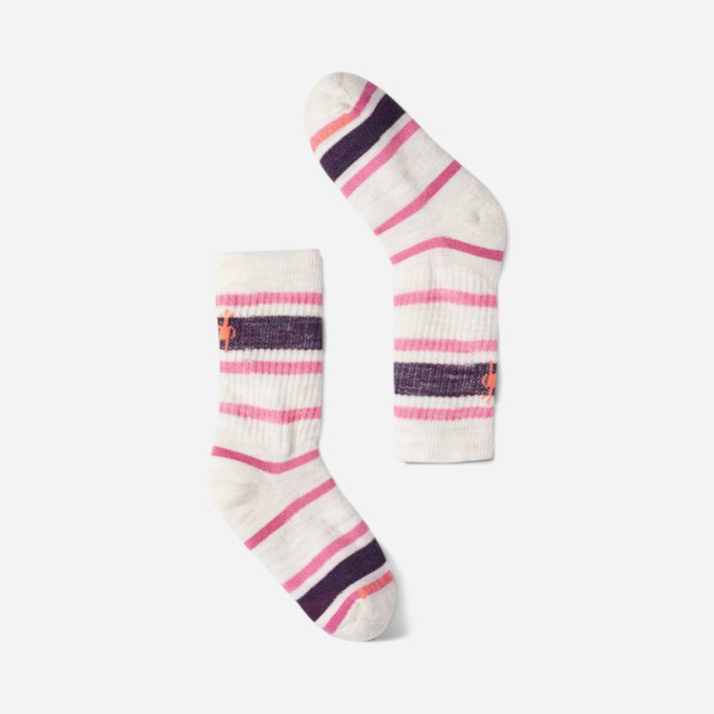 Kid's Hike Light Cushion Striped Crew Moonbeam