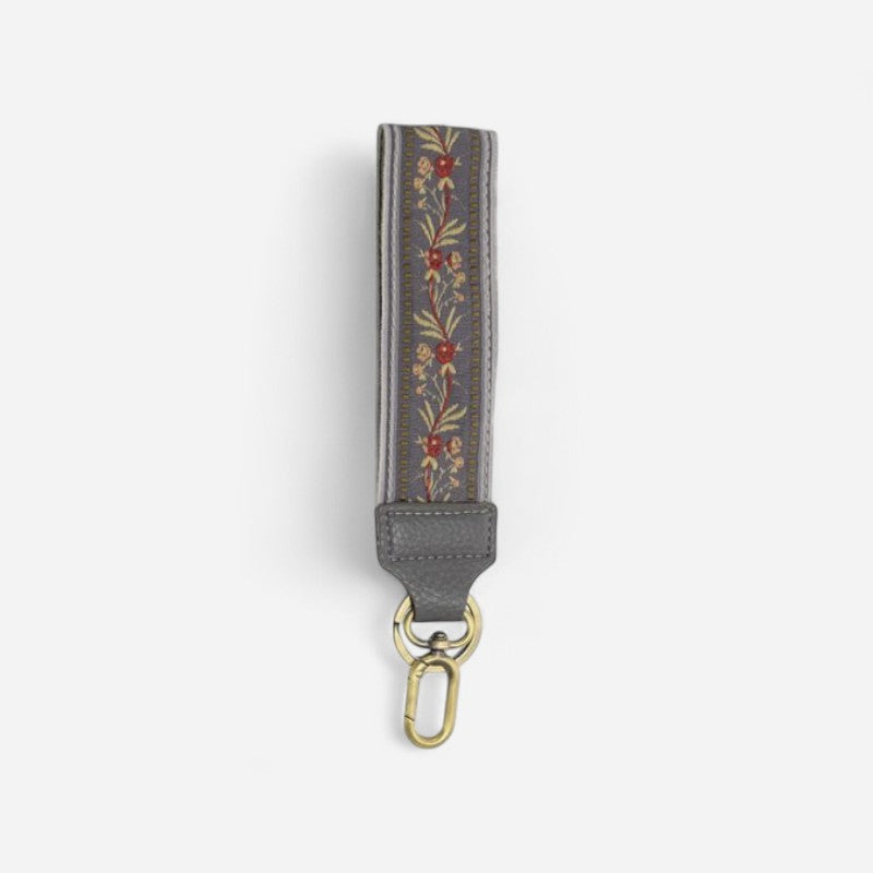 Joy Susan 1.5" Floral Swag Wristlet Keychain