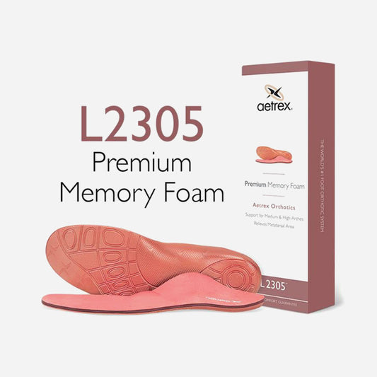 Aetrex Premium Memory Foam Orthotics W/ Metatarsal Support
