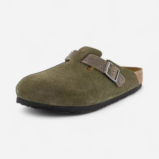 Birkenstock Boston Suede/Oiled Leather
