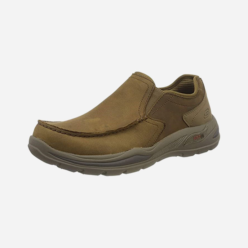 Skechers Men's Arch Fit Motley - Hust Slip-On Shoes, Desert, Size 8.5 Skechers Men's Arch Fit Motley - Hust Slip-On Shoes, Desert, Size 8.5