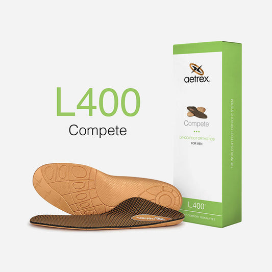 Aetrex Men's Compete Orthotics - Insoles For Active Lifestyles