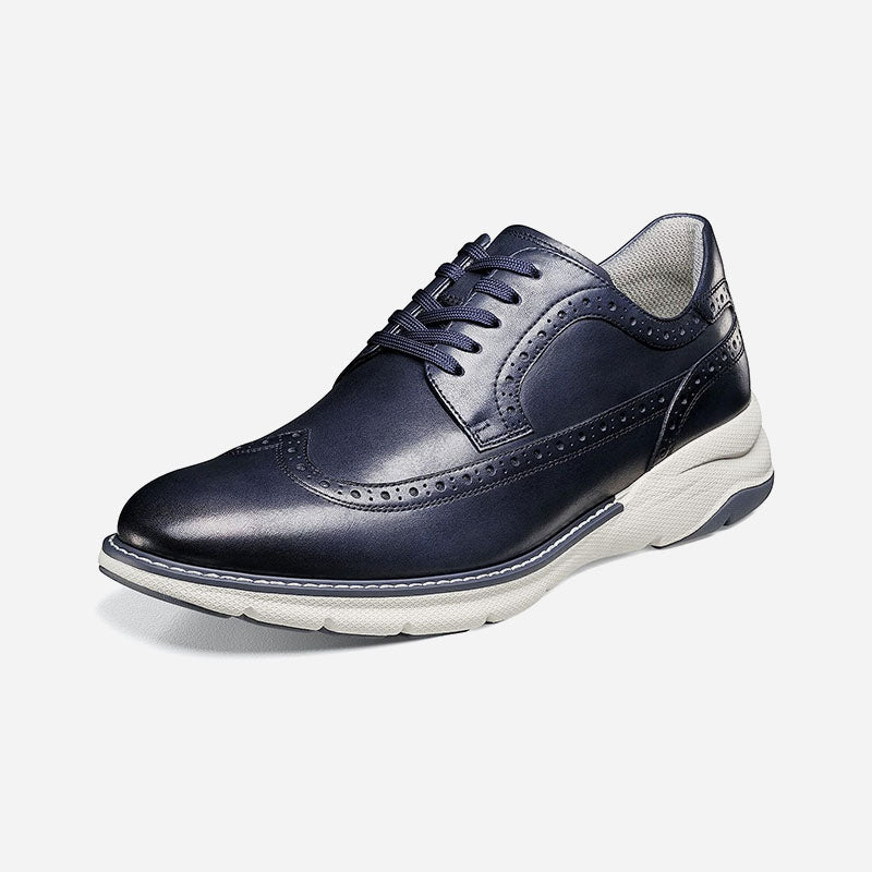 Men's Frenzi Wingtip Oxford Navy – Sole Provisions