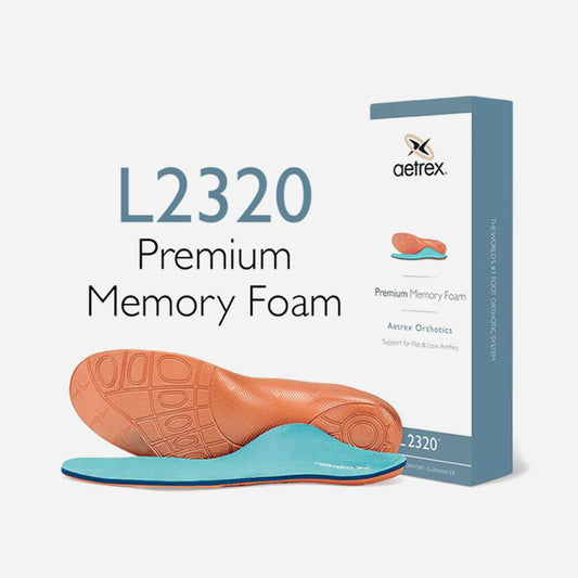 Aetrex Men's Premium Memory Foam Posted Orthotics
