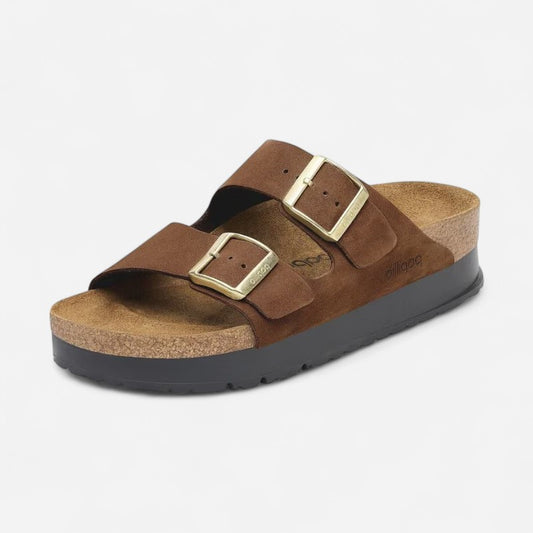 Birkenstock Arizona Platform Nubuck