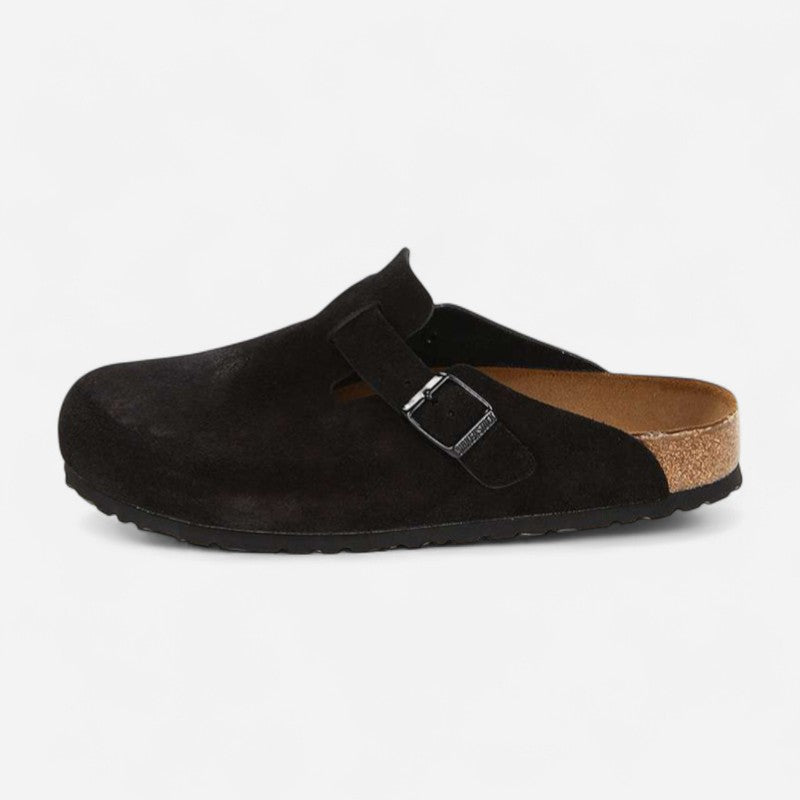 Birkenstock Unisex Boston Soft Footbed Suede Leather