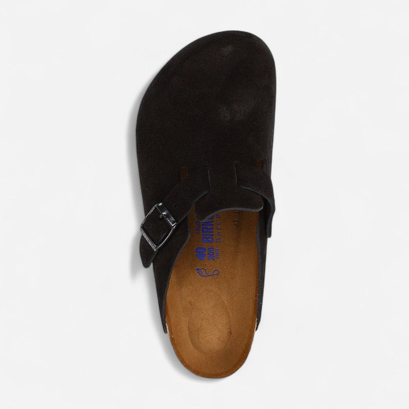 Birkenstock Unisex Boston Soft Footbed Suede Leather