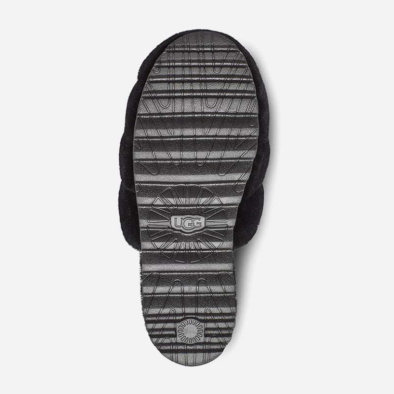 Super Fluff Slipper Black