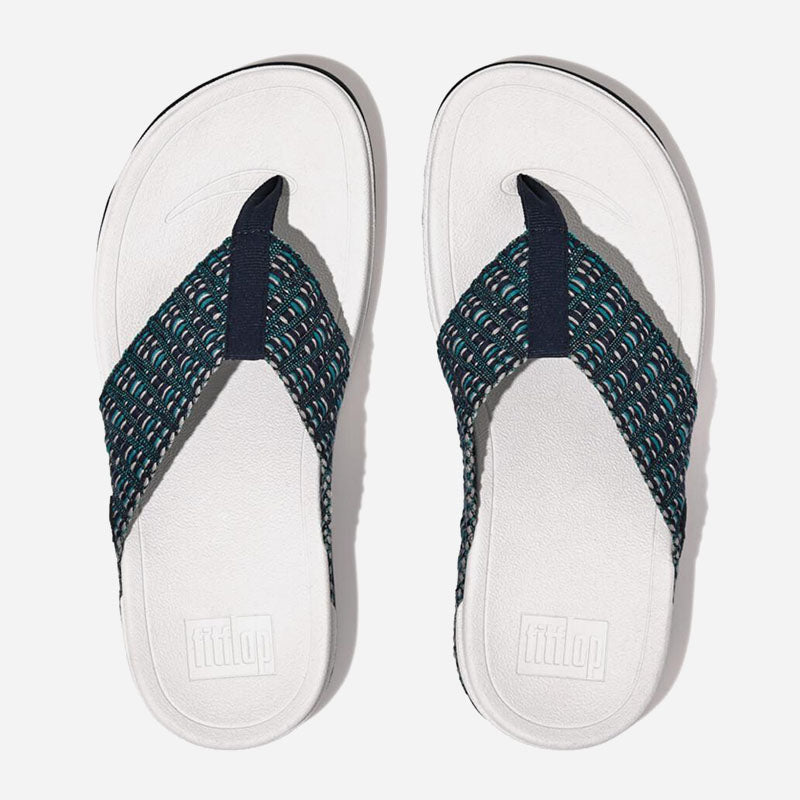 FitFlop Surfa Geo-Webbing Toe-Post Sandals