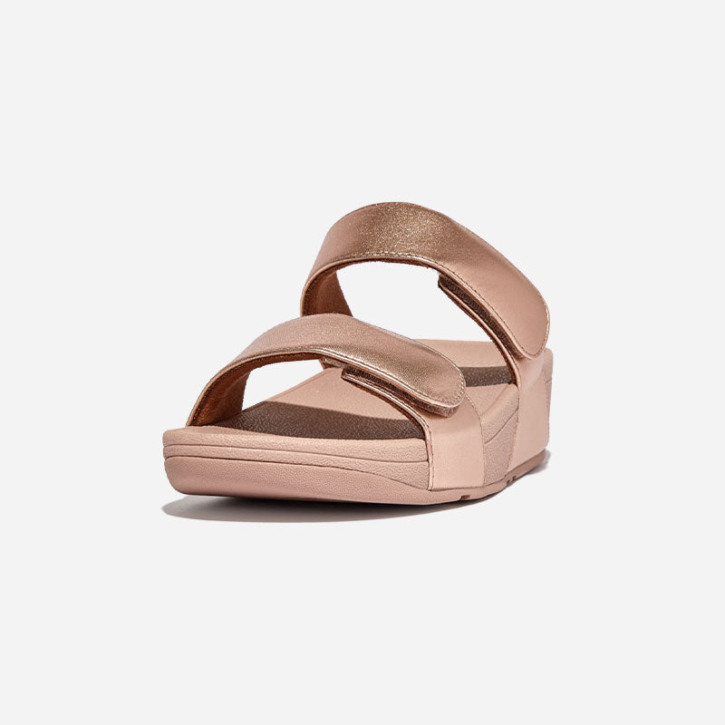 FitFlop Lulu Adjustable Leather Slides