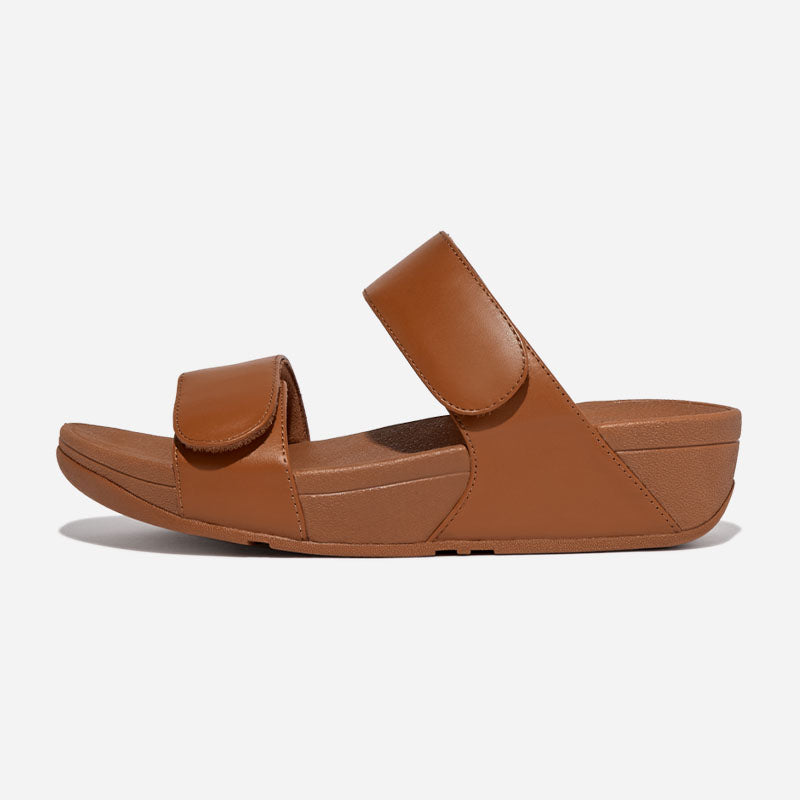 FitFlop Lulu Adjustable Leather Slides