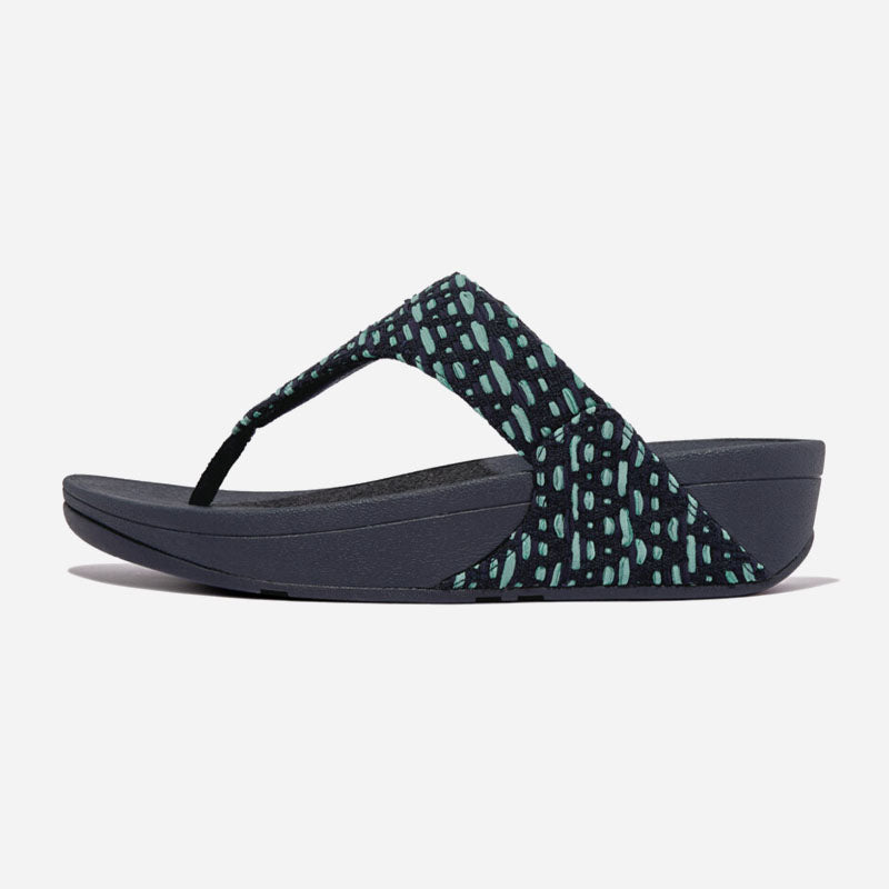 FitFlop Lulu Geo-Webbing Toe-Post Sandals