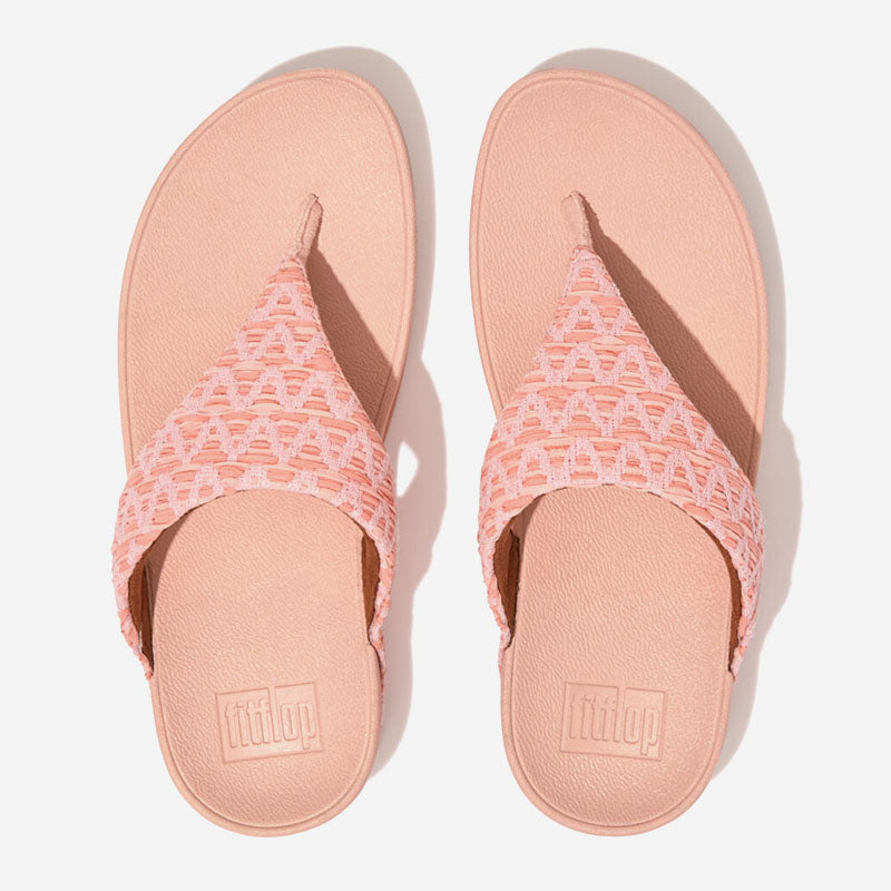 FitFlop Lulu Geo-Webbing Toe-Post Sandals