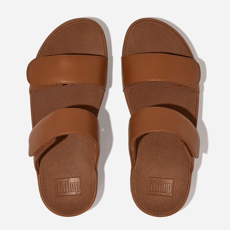 FitFlop Lulu Adjustable Leather Slides