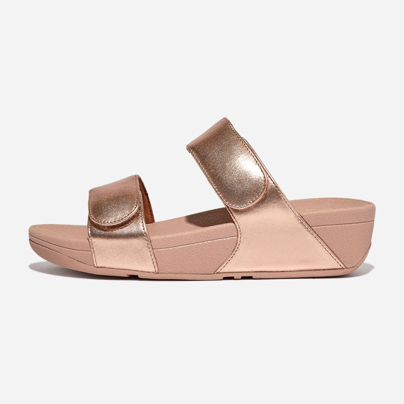 FitFlop Lulu Adjustable Leather Slides