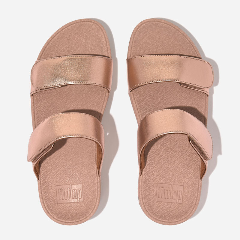 FitFlop Lulu Adjustable Leather Slides