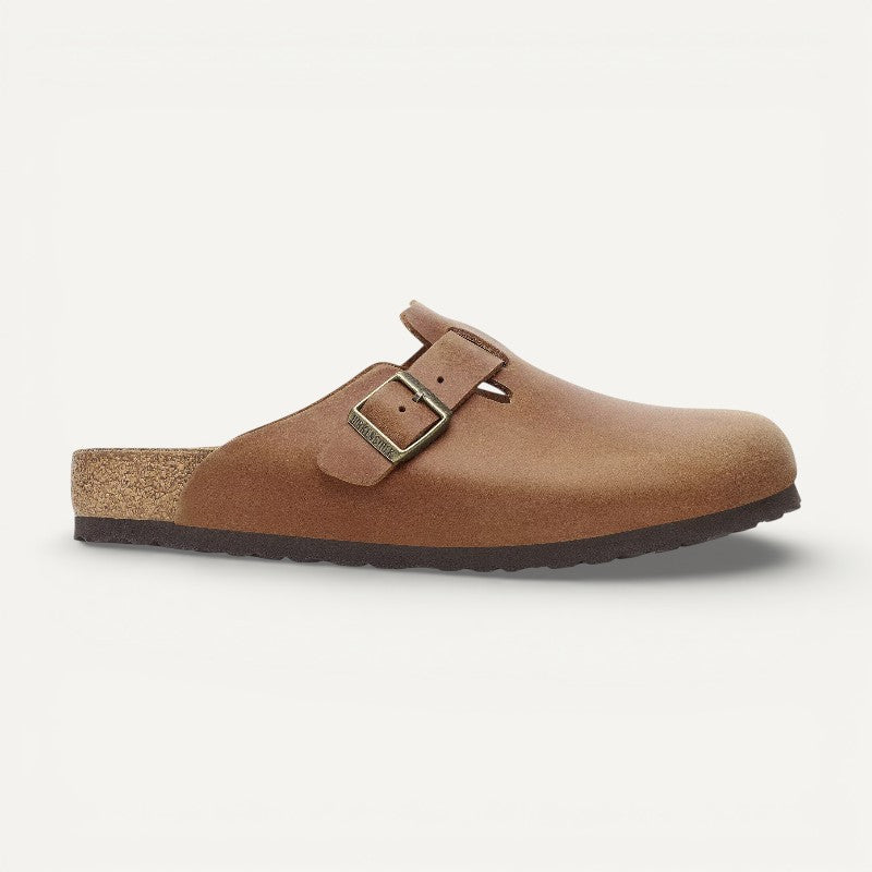 Boston Men's Cognac Oiled Leather Regular