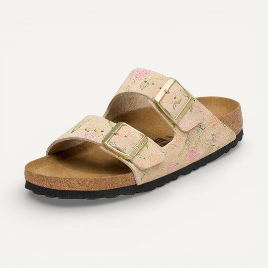 Arizona Flowers Sandcastle Suede Leather Regular