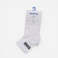 Cotton Crew Ankle 2 Pack White Socks