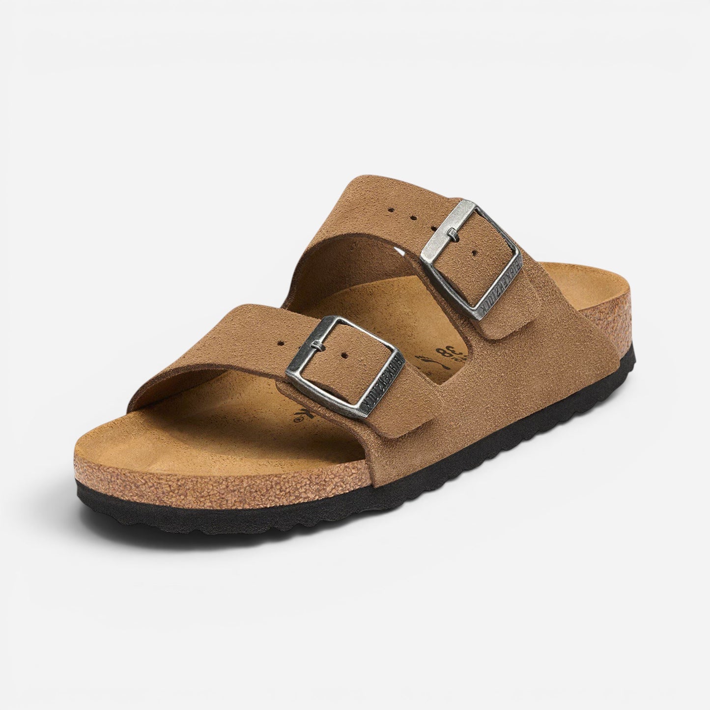 Arizona Men's Dark Tea Suede Leather Regular