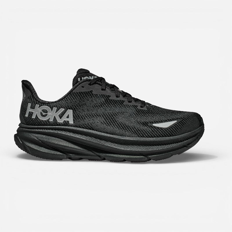37 黒 Women's Clifton 9 GTX Black/Black – Sole Provisions