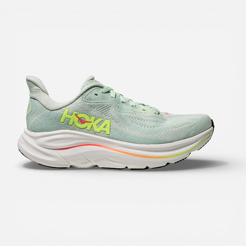Women's Clifton 10 Seaglass/Neonflame