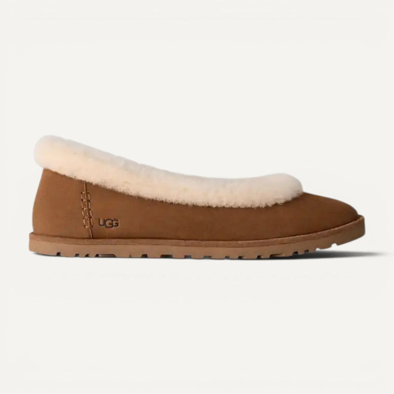 Zora Ballet Flat Chestnut
