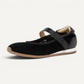 pure mary jane black leather combo