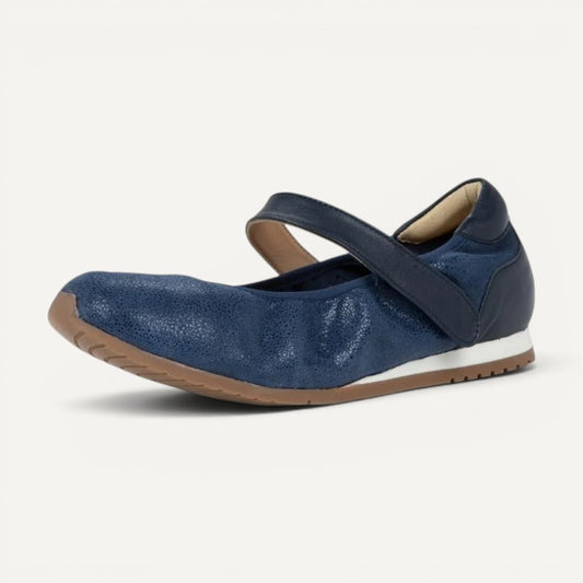 naot pure mary jane sapphire leather combo
