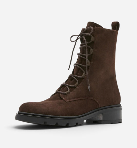Secure Brunette Suede