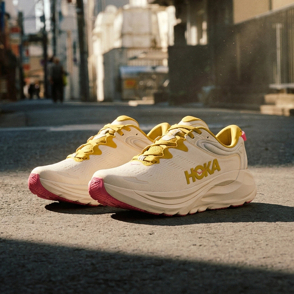 HOKA Gaviota 6 Birch/Yellow Gold