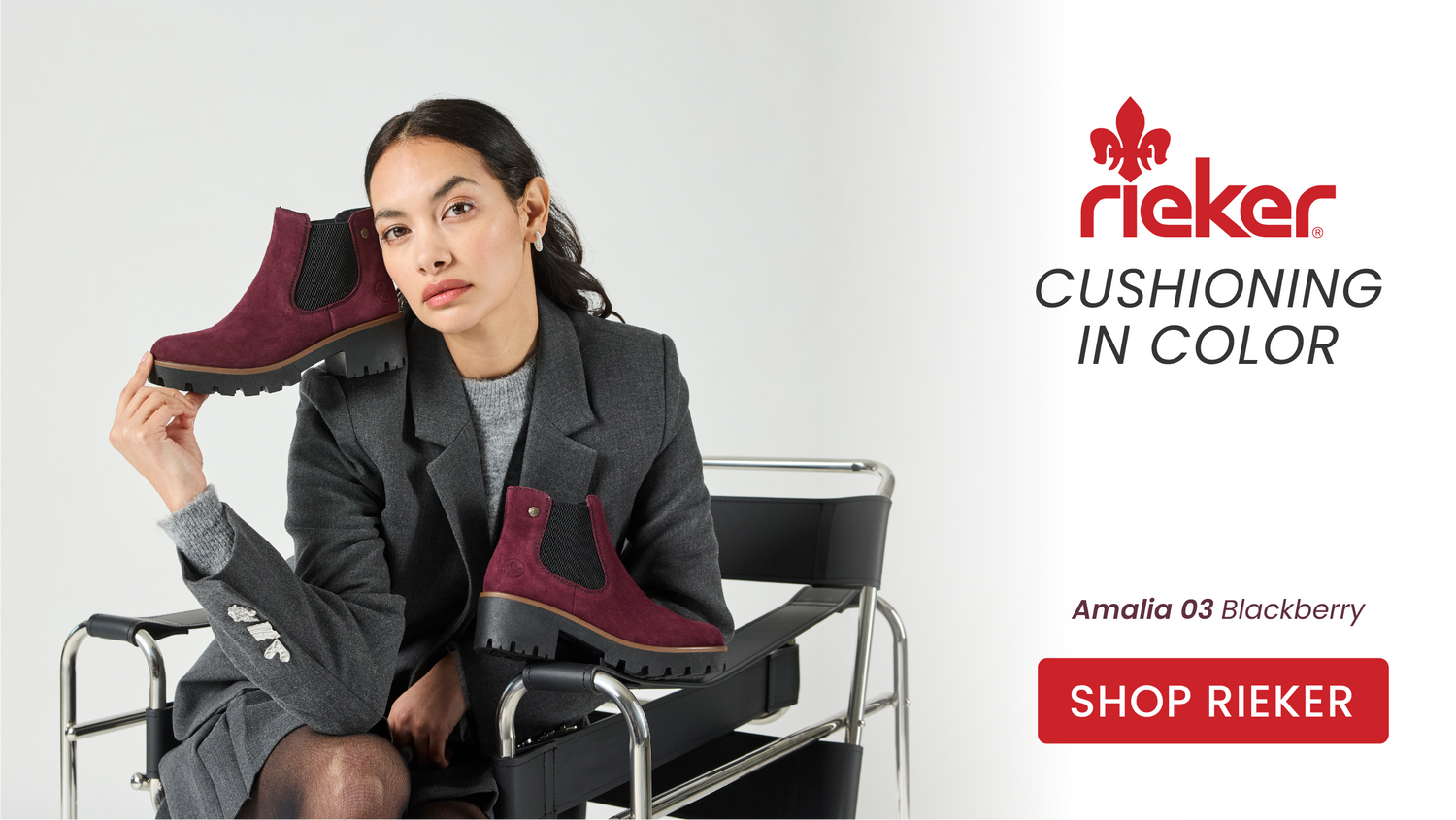 Rieker Cushioning in color