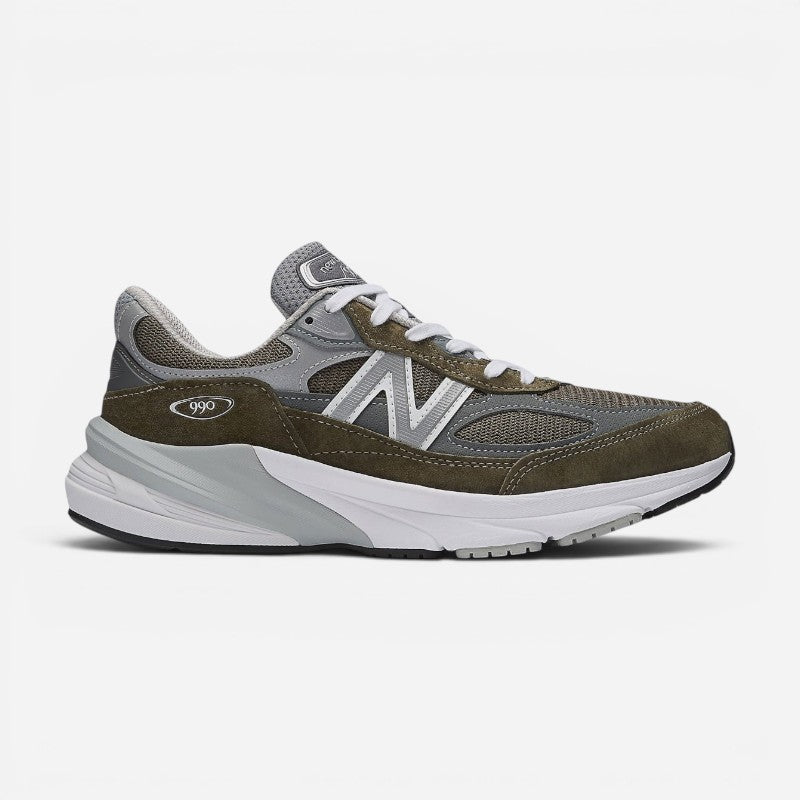 Unisex Made in USA 990 V6 Olive/Grey