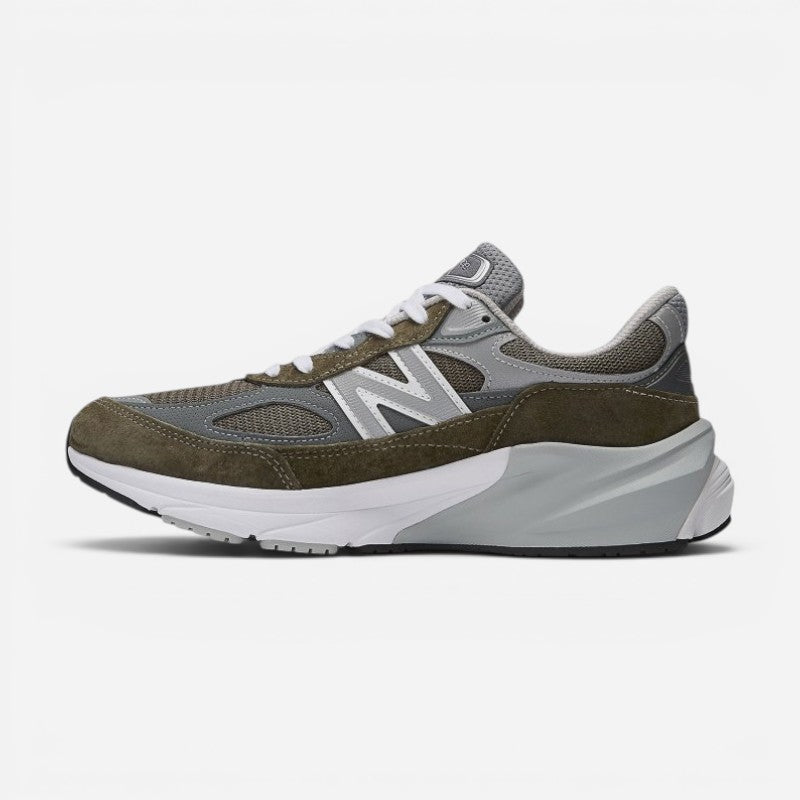 Unisex Made in USA 990 V6 Olive/Grey