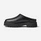 Uptowner Mule Black Leather