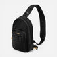 Waverly Woven Sling Black Woven Twill