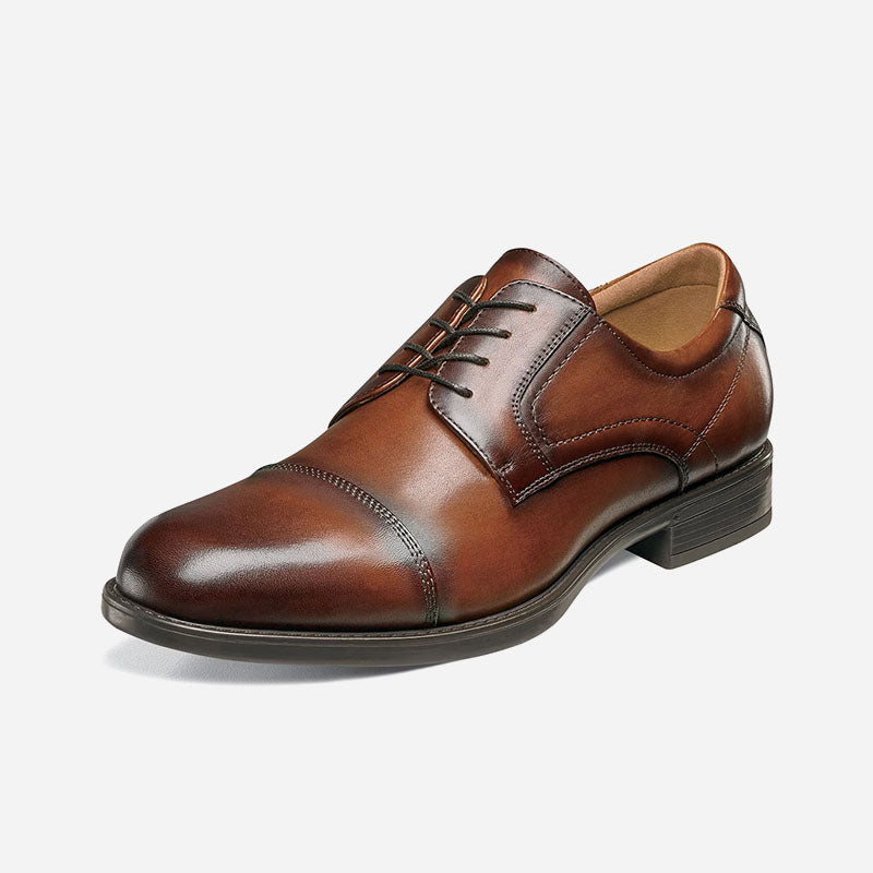 Men's Midtown Cap Toe Oxford Cognac