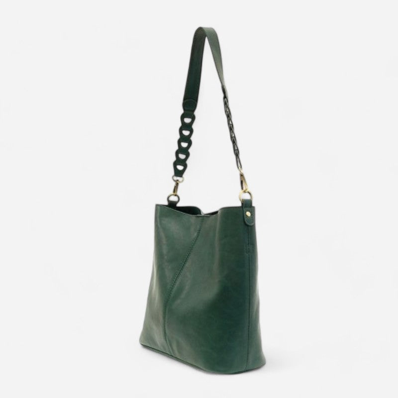 Joy Susan Tessa Convertible Hobo With Link Shoulder Strap