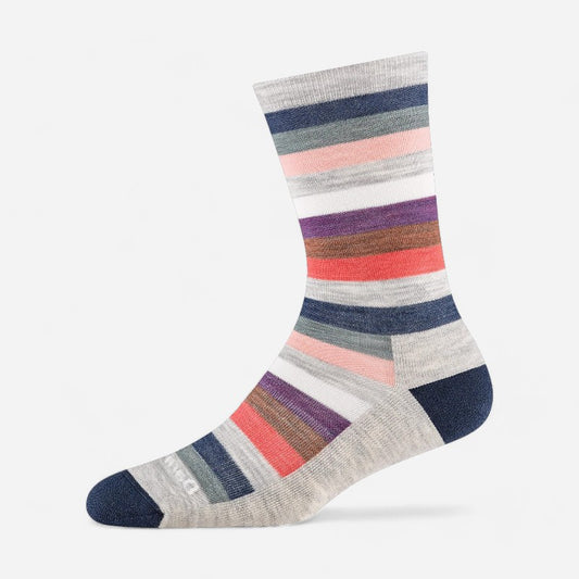 Mystic Stripe Crew Lightweight With Cushion Ash