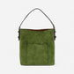Joy Susan Handle Rich Faux Suede Handbag