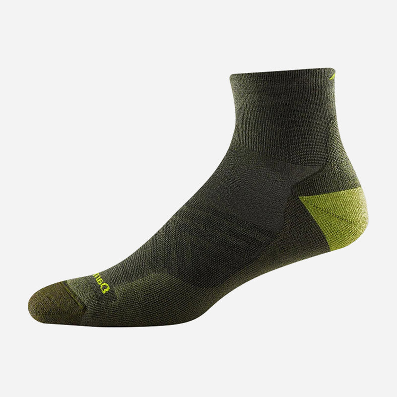 Men's Run 1/4 Ultra Lightweight With Cushion Black