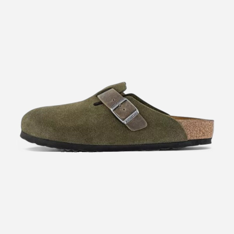 Birkenstock Boston Suede/Oiled Leather