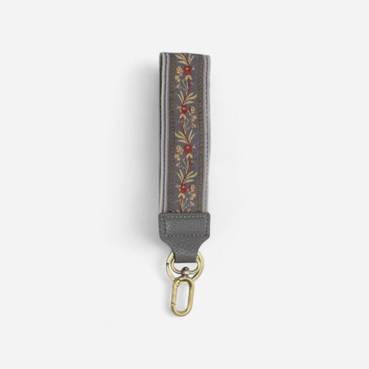 Joy Susan 1.5" Floral Swag Wristlet Keychain