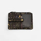 Penny Printed Mini Travel Wallet Black Multi Floral