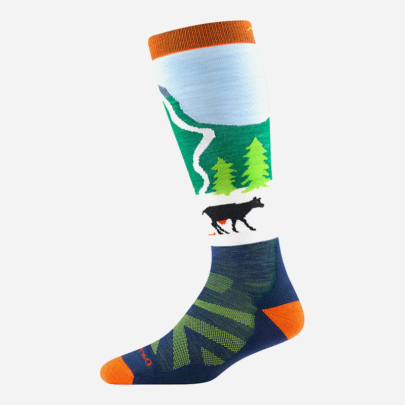 Kid's Pow Cow OTC Midweight With Cushion Green