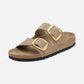 AZ BBuckle Oil Lthr Tobacco N