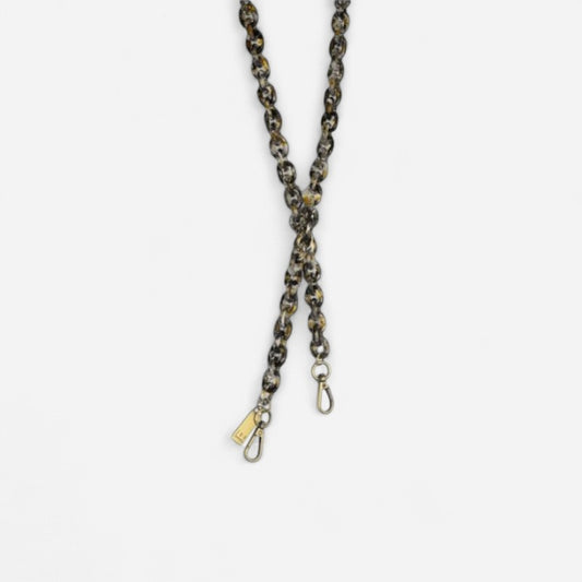 42 Lucite Cable Chain Neutral"