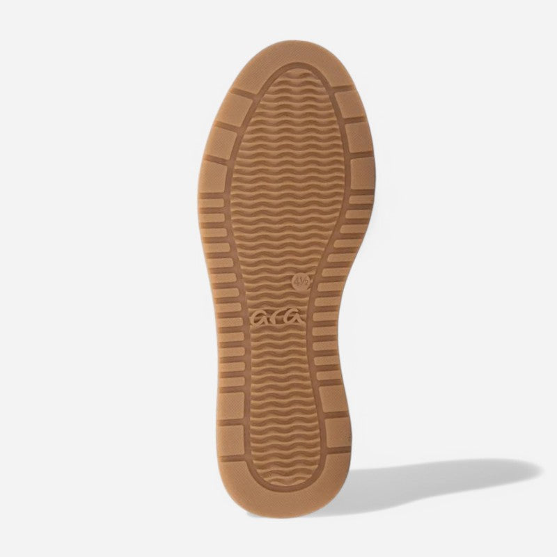 Rio Cream Calf Leather & Azure Blue Suede