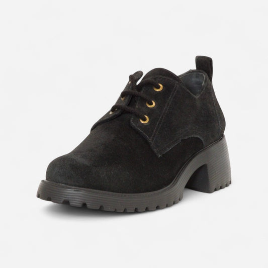 Magno Oxford Black Suede