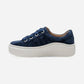 Aubrey Platform Lace Up Navy